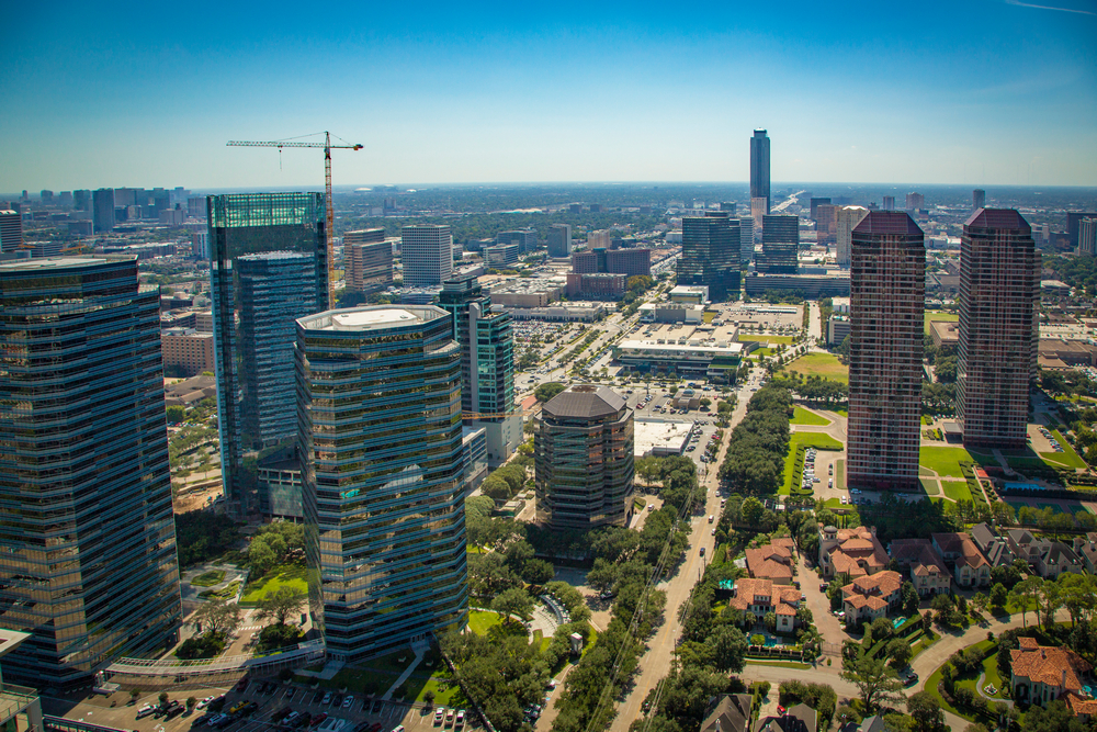 Galleria Area Skyline, Houston's Galleria/Uptown area