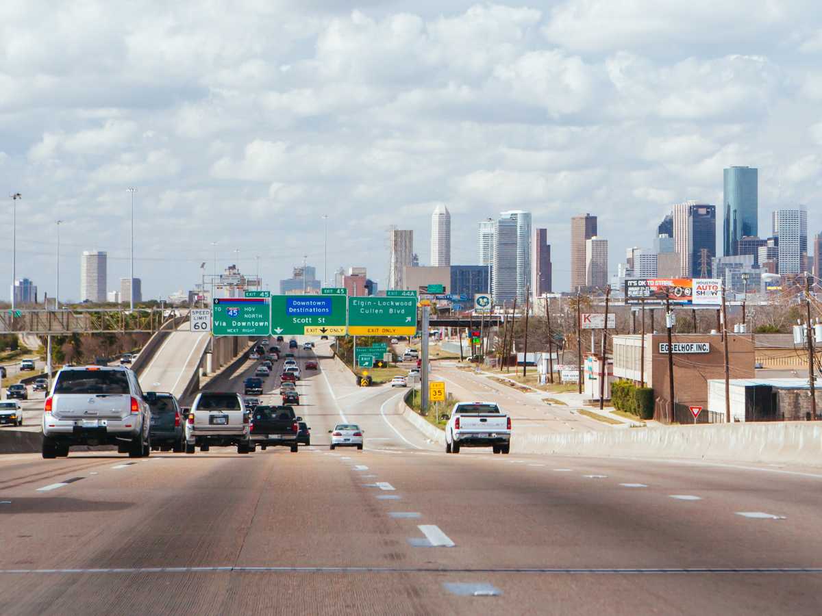 Driving in Houston for article Automobiles and Vehicle Registration in Houston for newcomers moving to Houston.