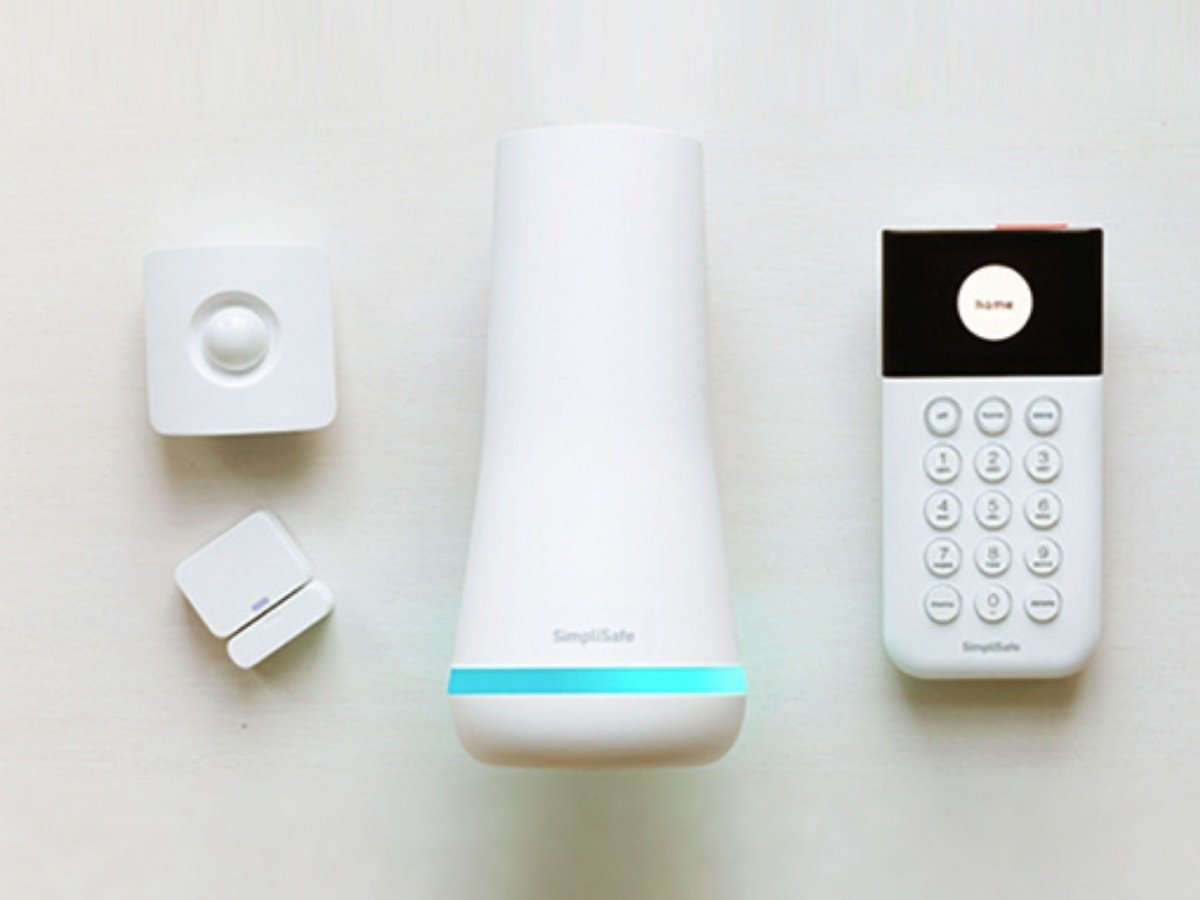 Wireless security pieces for article SimpliSafe Wireless Security Service