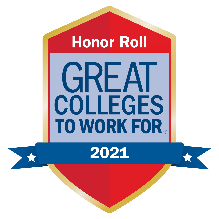 Honor roll badge for Houston's Lone Star College named 2021 Great Colleges to Work For®