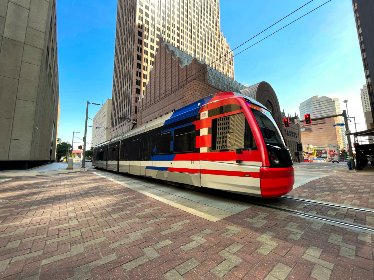 MetroRail in Houston.