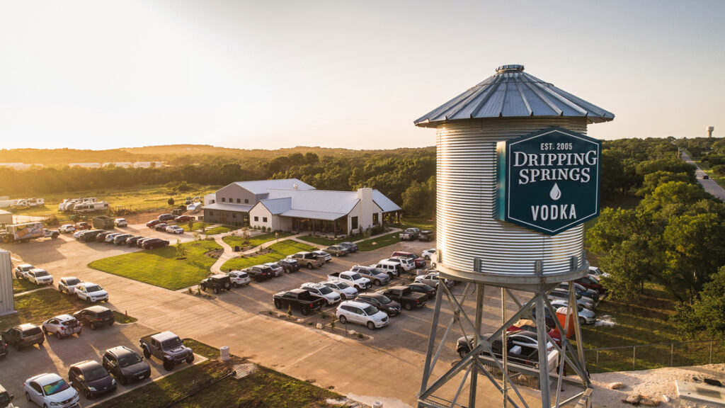 Dripping Springs Distilling Drone Sunset SM 1024x576